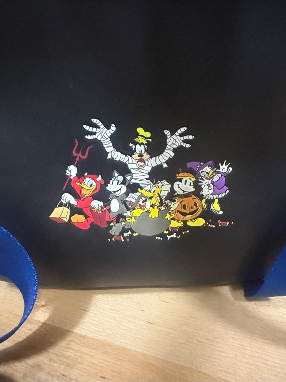 Loungefly Disney Haunted Mansion Halloween Backpack — Purple and Blue - Picture 3 of 5